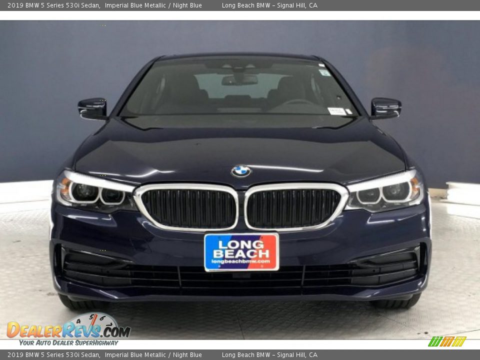 2019 BMW 5 Series 530i Sedan Imperial Blue Metallic / Night Blue Photo #2