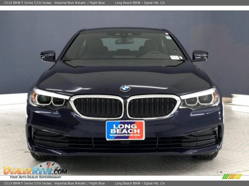 2019 BMW 5 Series 530i Sedan Imperial Blue Metallic / Night Blue Photo #2