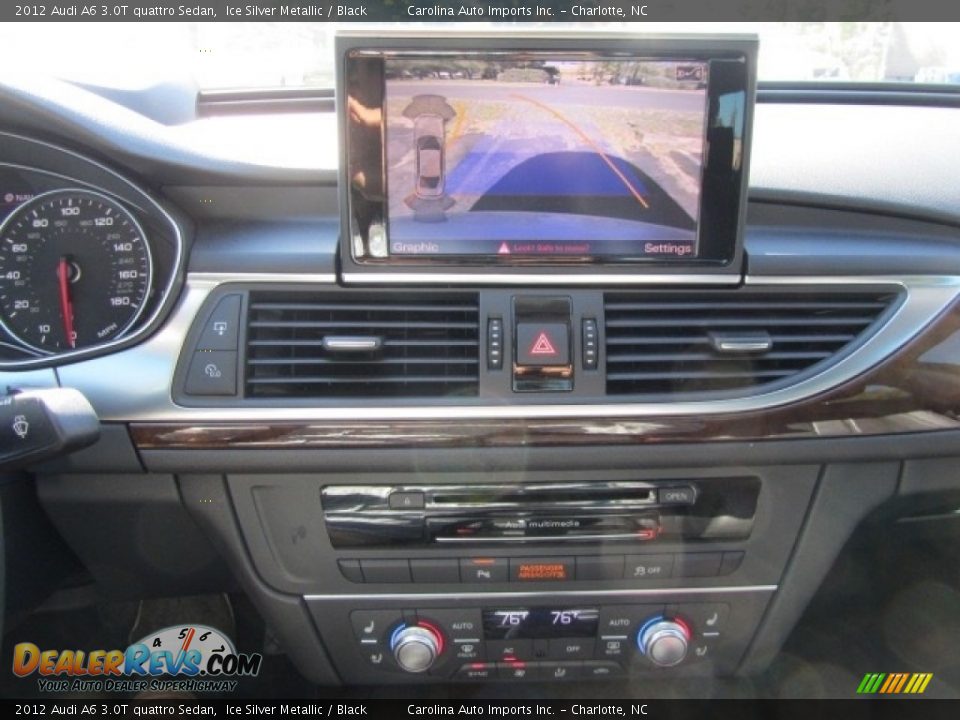 2012 Audi A6 3.0T quattro Sedan Ice Silver Metallic / Black Photo #16