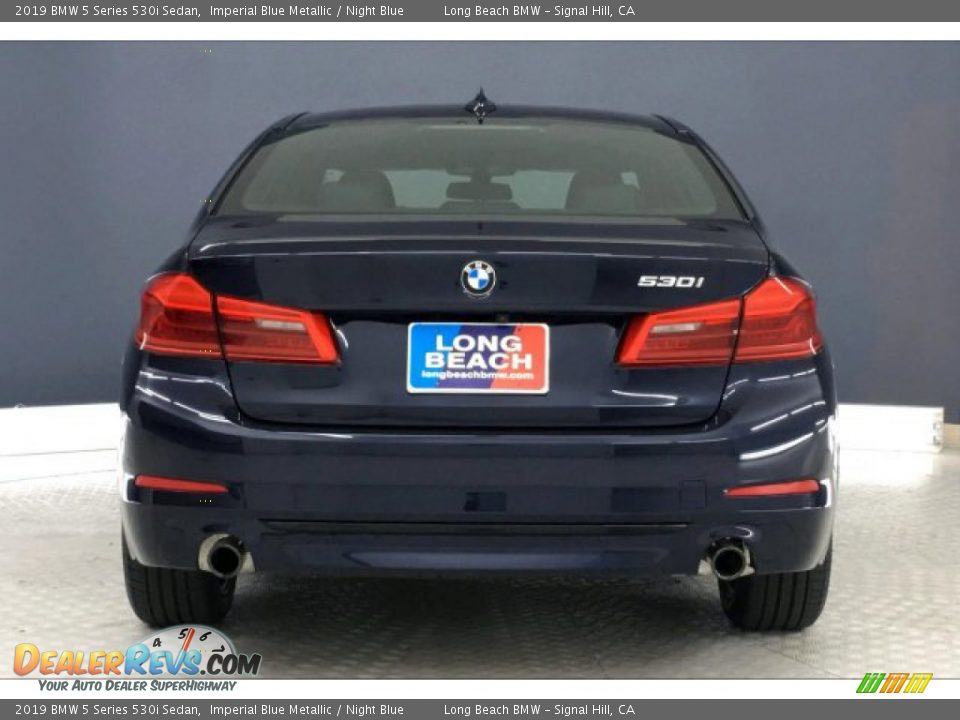 2019 BMW 5 Series 530i Sedan Imperial Blue Metallic / Night Blue Photo #3