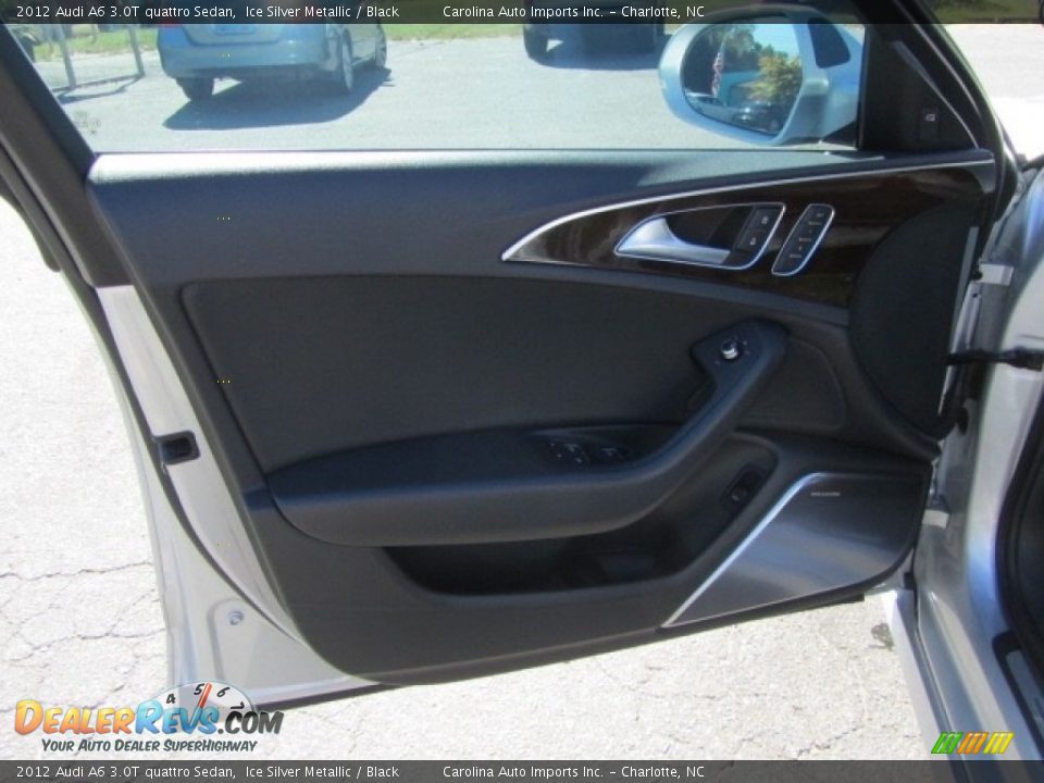 2012 Audi A6 3.0T quattro Sedan Ice Silver Metallic / Black Photo #18