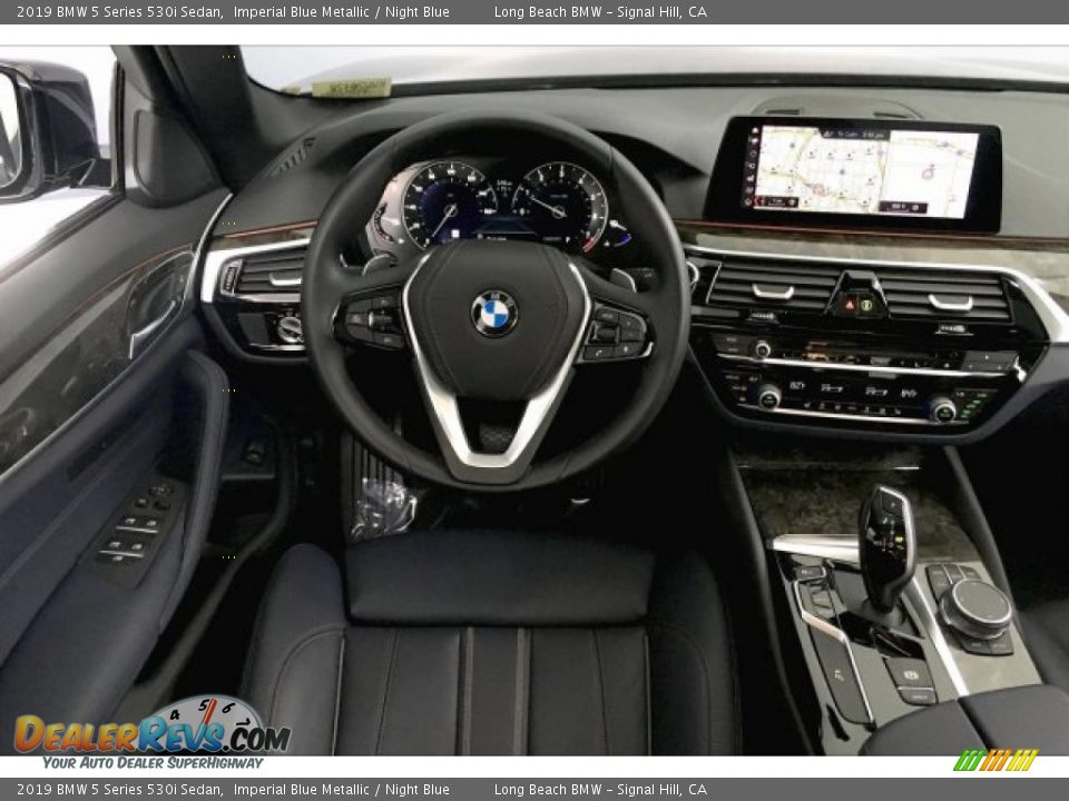2019 BMW 5 Series 530i Sedan Imperial Blue Metallic / Night Blue Photo #4