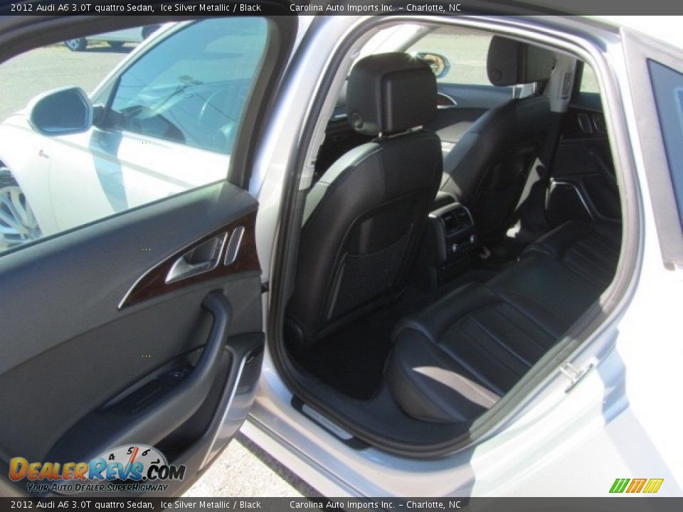 2012 Audi A6 3.0T quattro Sedan Ice Silver Metallic / Black Photo #20