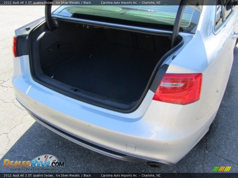 2012 Audi A6 3.0T quattro Sedan Ice Silver Metallic / Black Photo #21