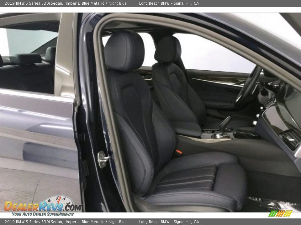 2019 BMW 5 Series 530i Sedan Imperial Blue Metallic / Night Blue Photo #6
