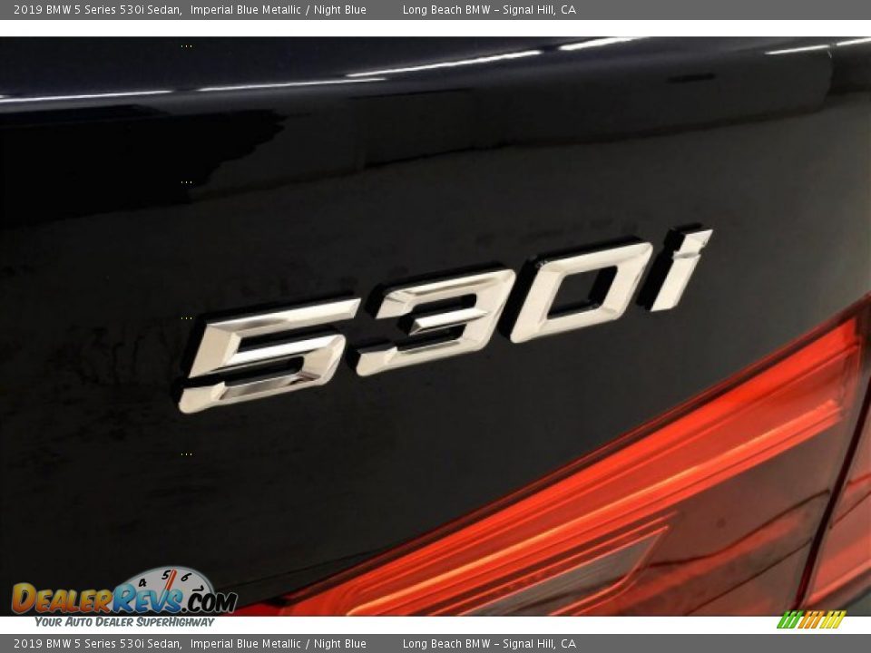2019 BMW 5 Series 530i Sedan Imperial Blue Metallic / Night Blue Photo #7