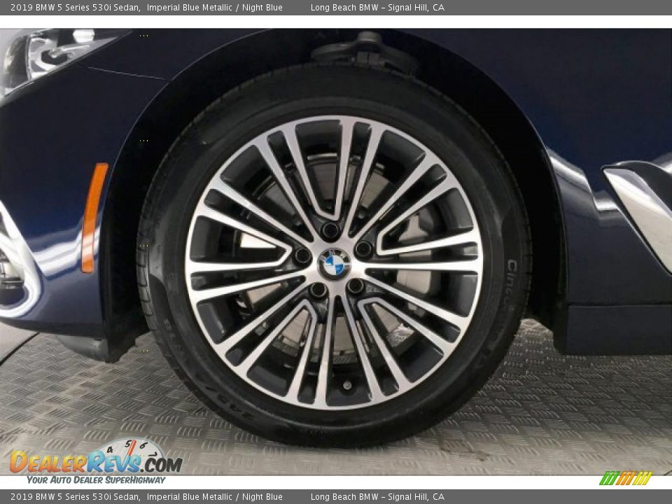 2019 BMW 5 Series 530i Sedan Imperial Blue Metallic / Night Blue Photo #8