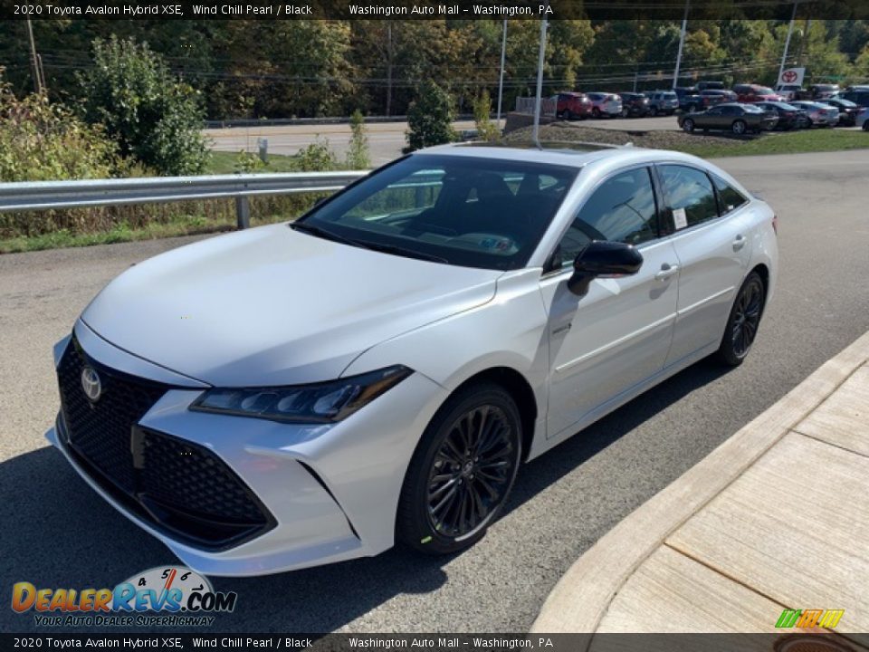 2020 Toyota Avalon Hybrid XSE Wind Chill Pearl / Black Photo #6