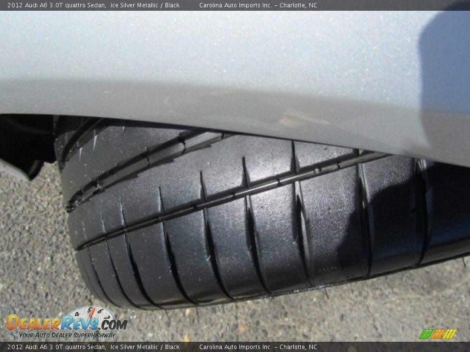 2012 Audi A6 3.0T quattro Sedan Ice Silver Metallic / Black Photo #27