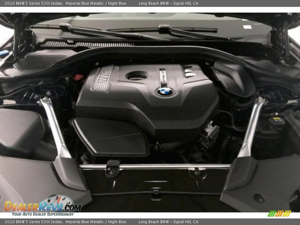 2019 BMW 5 Series 530i Sedan Imperial Blue Metallic / Night Blue Photo #9