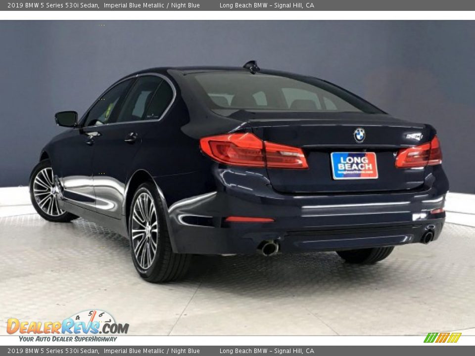 2019 BMW 5 Series 530i Sedan Imperial Blue Metallic / Night Blue Photo #10