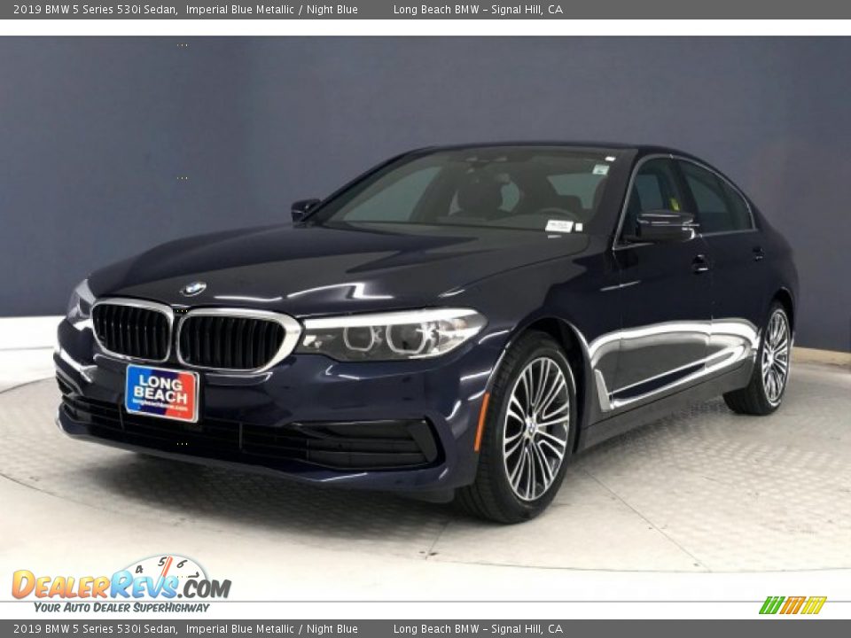 2019 BMW 5 Series 530i Sedan Imperial Blue Metallic / Night Blue Photo #12