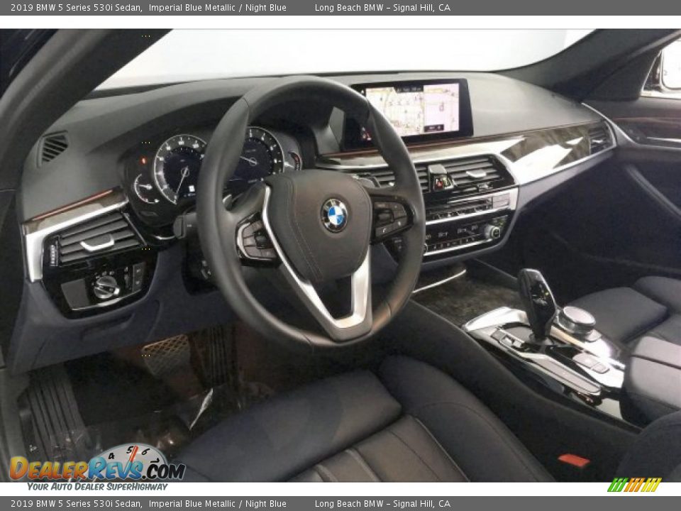 2019 BMW 5 Series 530i Sedan Imperial Blue Metallic / Night Blue Photo #17