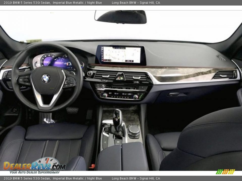 2019 BMW 5 Series 530i Sedan Imperial Blue Metallic / Night Blue Photo #20