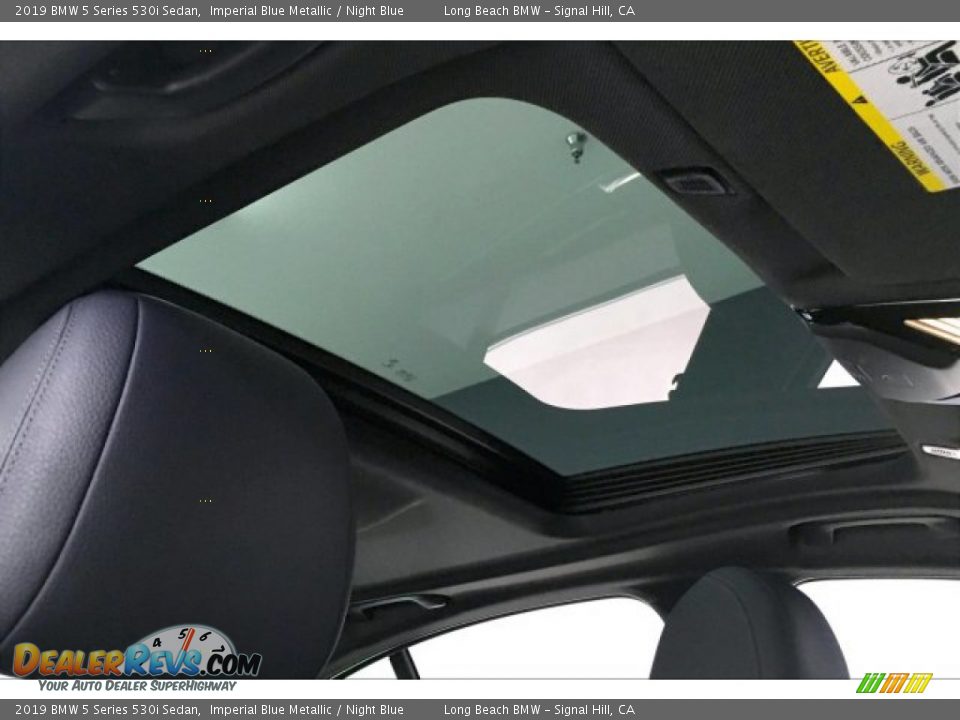 2019 BMW 5 Series 530i Sedan Imperial Blue Metallic / Night Blue Photo #25
