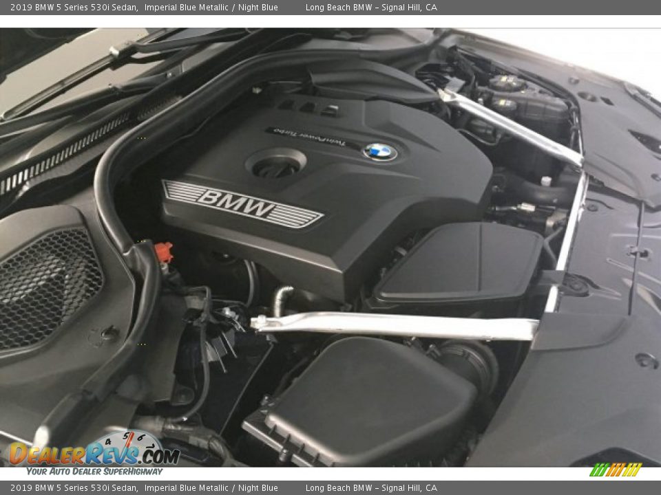 2019 BMW 5 Series 530i Sedan Imperial Blue Metallic / Night Blue Photo #27