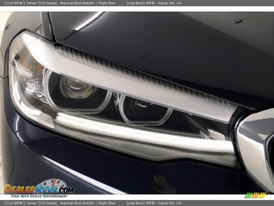 2019 BMW 5 Series 530i Sedan Imperial Blue Metallic / Night Blue Photo #28