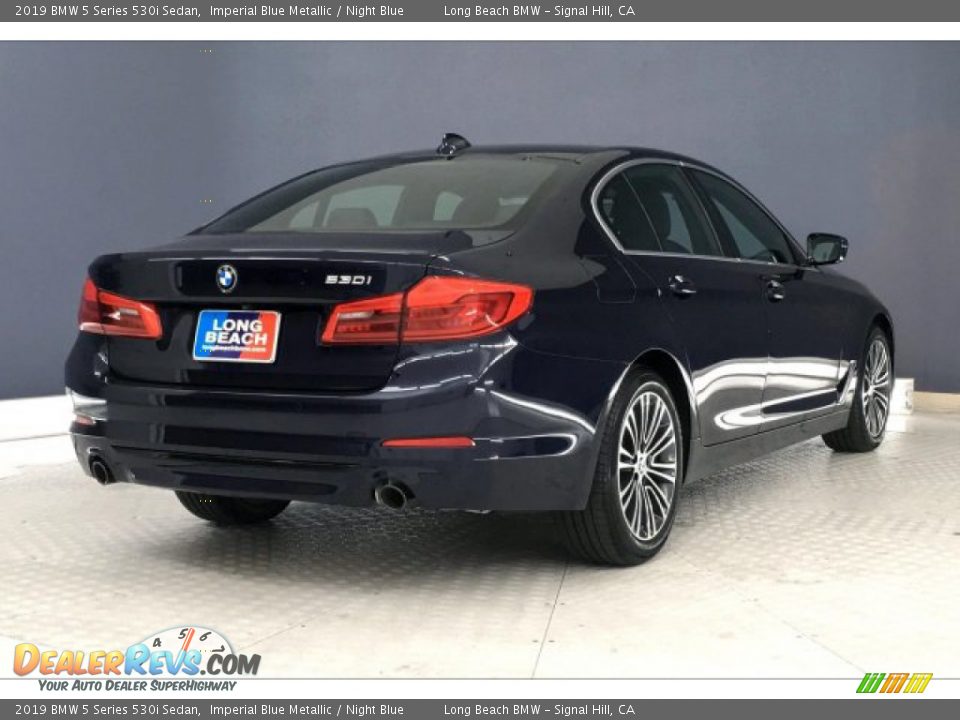 2019 BMW 5 Series 530i Sedan Imperial Blue Metallic / Night Blue Photo #30
