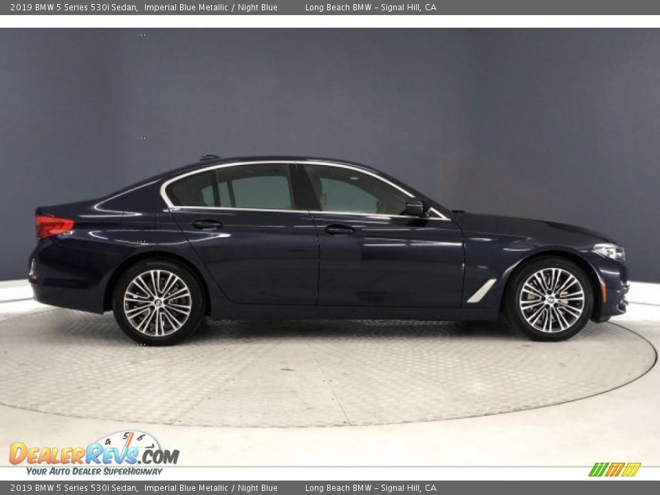 2019 BMW 5 Series 530i Sedan Imperial Blue Metallic / Night Blue Photo #31