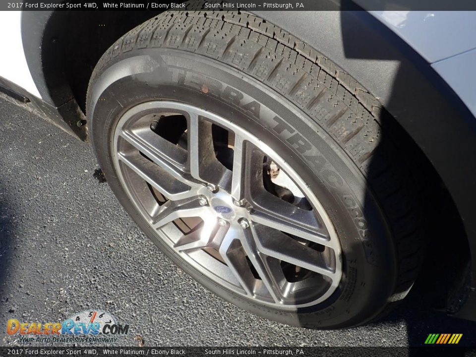 2017 Ford Explorer Sport 4WD White Platinum / Ebony Black Photo #5