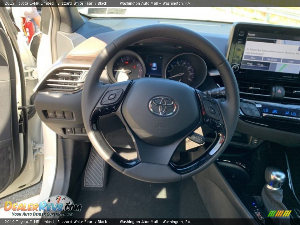 2019 Toyota C-HR Limited Blizzard White Pearl / Black Photo #7