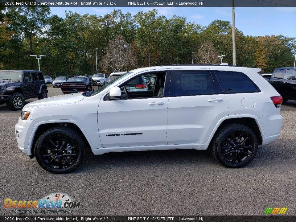 2020 Jeep Grand Cherokee Altitude 4x4 Bright White / Black Photo #3