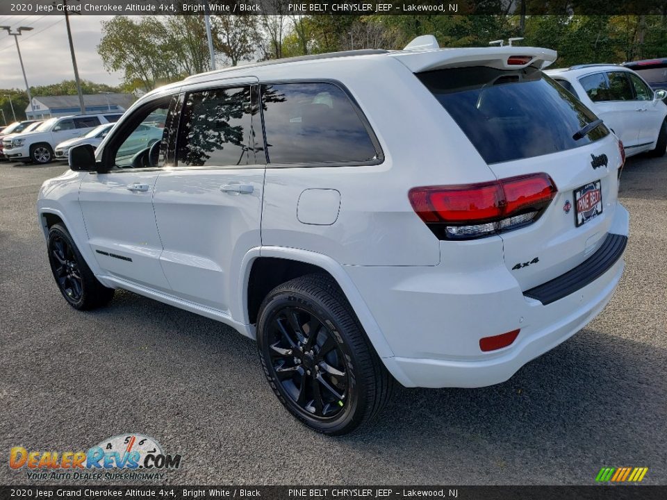 2020 Jeep Grand Cherokee Altitude 4x4 Bright White / Black Photo #4