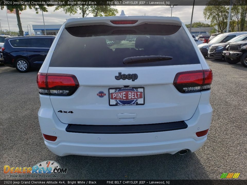 2020 Jeep Grand Cherokee Altitude 4x4 Bright White / Black Photo #5