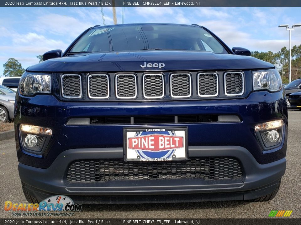 2020 Jeep Compass Latitude 4x4 Jazz Blue Pearl / Black Photo #2