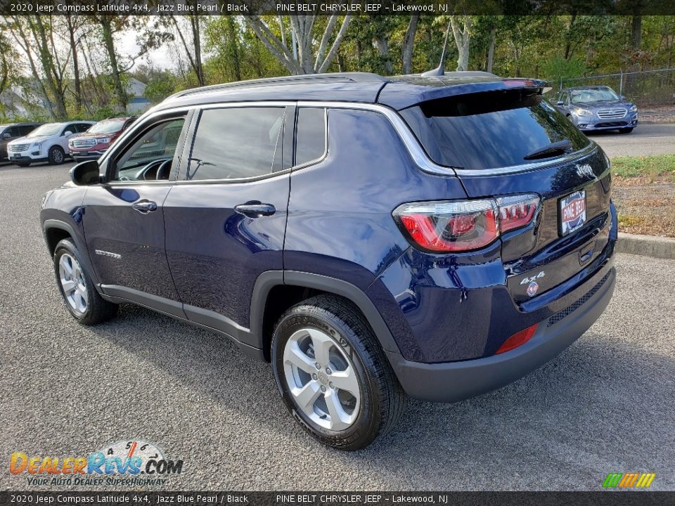 2020 Jeep Compass Latitude 4x4 Jazz Blue Pearl / Black Photo #4