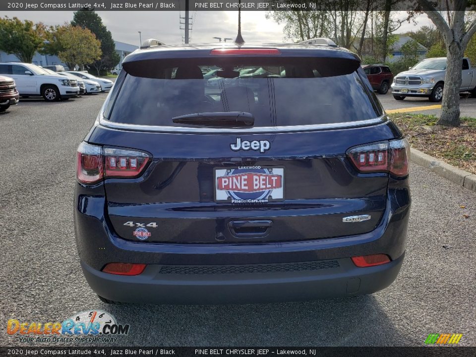 2020 Jeep Compass Latitude 4x4 Jazz Blue Pearl / Black Photo #5