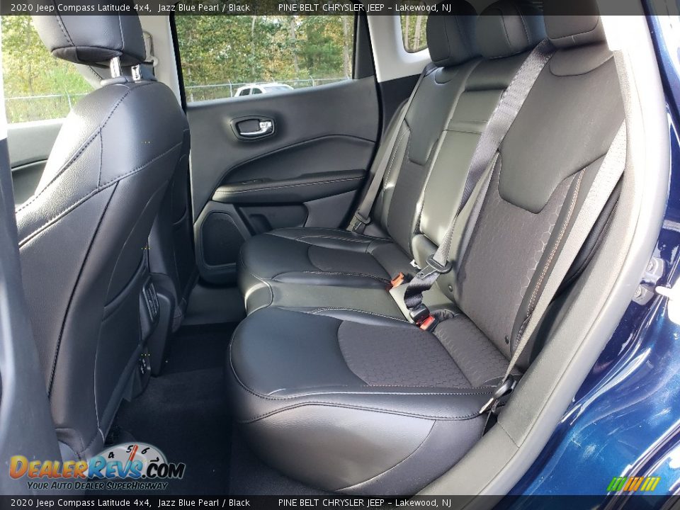 2020 Jeep Compass Latitude 4x4 Jazz Blue Pearl / Black Photo #6
