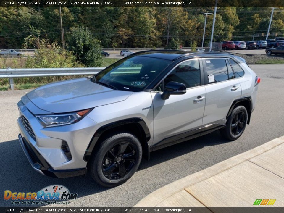 2019 Toyota RAV4 XSE AWD Hybrid Silver Sky Metallic / Black Photo #6