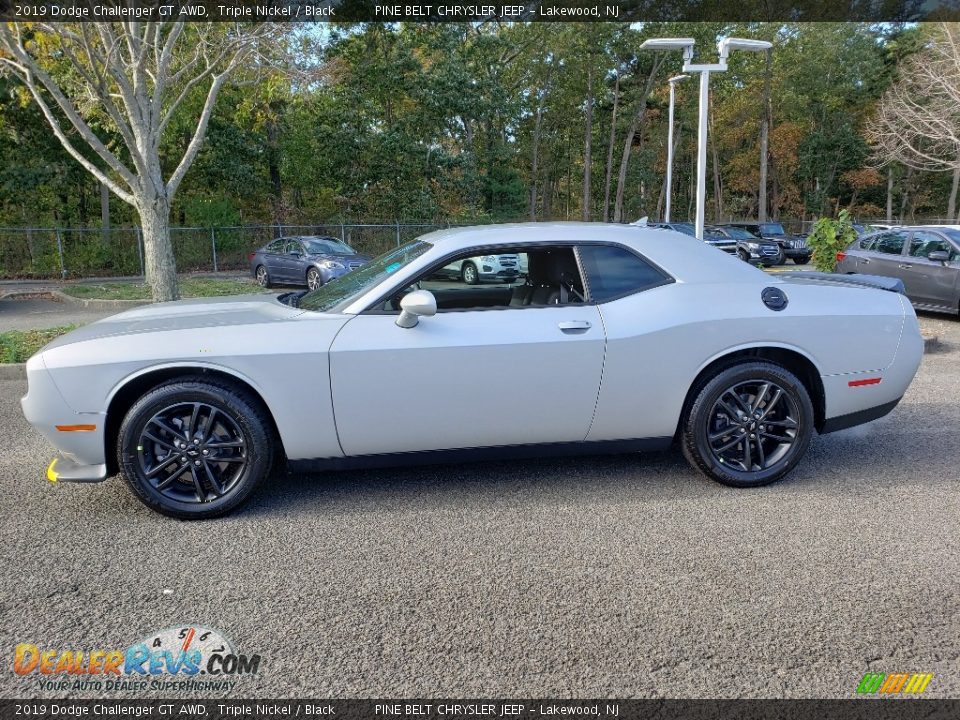 2019 Dodge Challenger GT AWD Triple Nickel / Black Photo #3