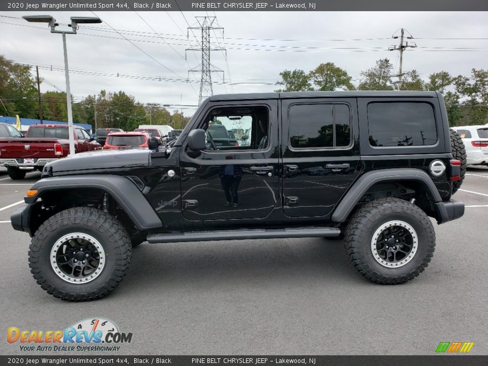 2020 Jeep Wrangler Unlimited Sport 4x4 Black / Black Photo #3