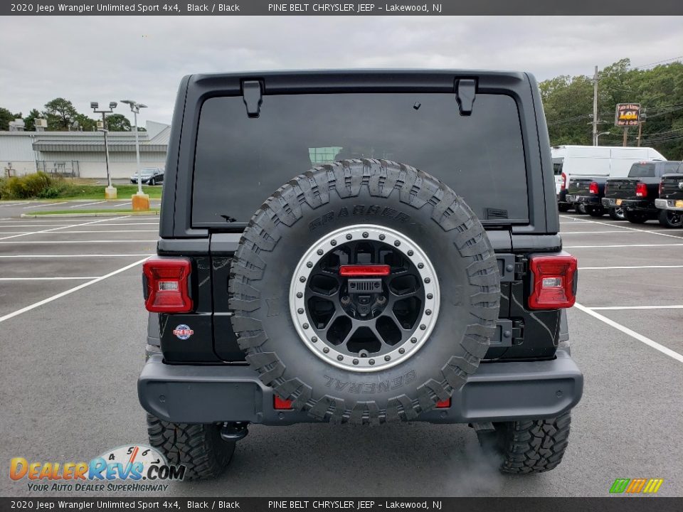 2020 Jeep Wrangler Unlimited Sport 4x4 Black / Black Photo #5