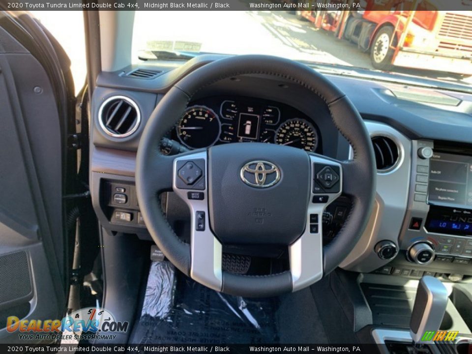 2020 Toyota Tundra Limited Double Cab 4x4 Midnight Black Metallic / Black Photo #6