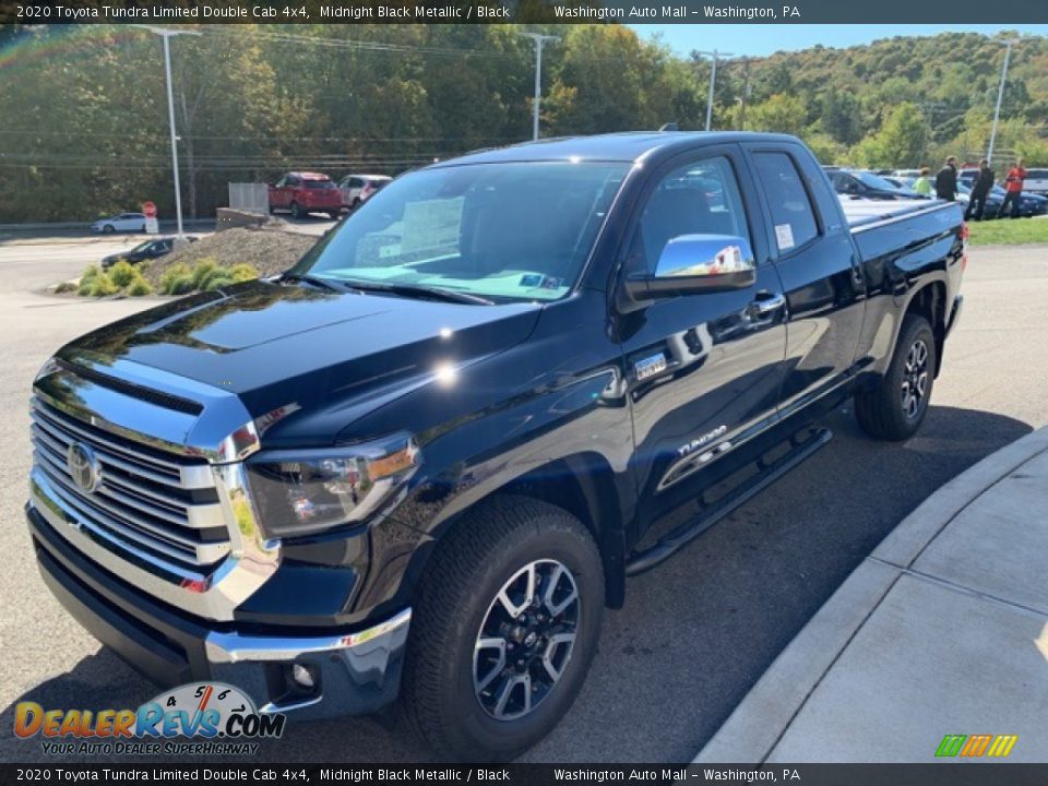 2020 Toyota Tundra Limited Double Cab 4x4 Midnight Black Metallic / Black Photo #7