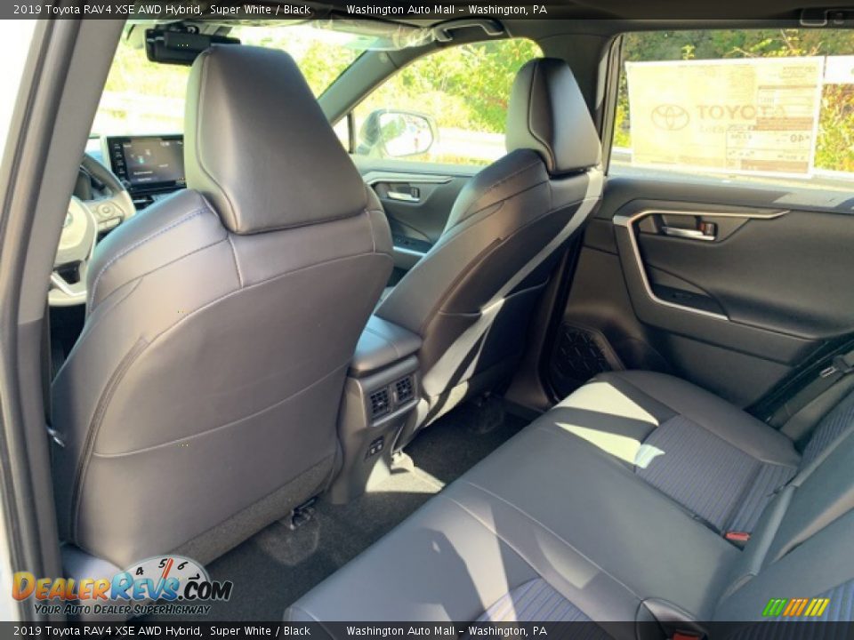 2019 Toyota RAV4 XSE AWD Hybrid Super White / Black Photo #8
