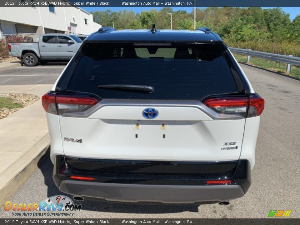 2019 Toyota RAV4 XSE AWD Hybrid Super White / Black Photo #9