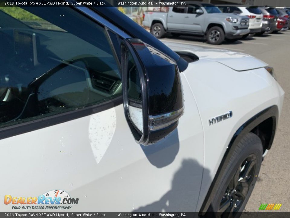 2019 Toyota RAV4 XSE AWD Hybrid Super White / Black Photo #20