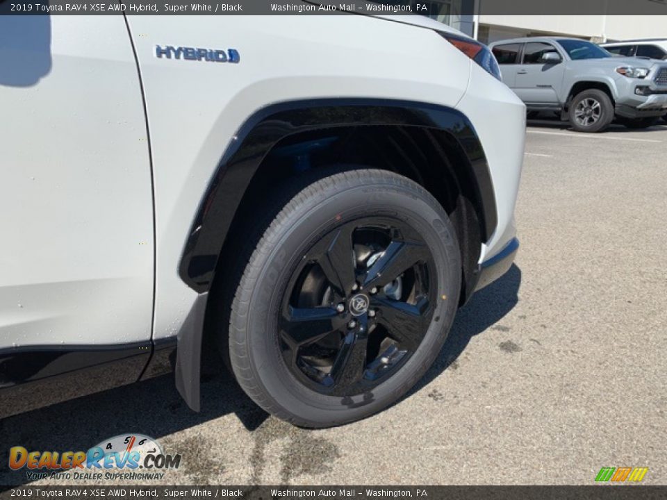 2019 Toyota RAV4 XSE AWD Hybrid Super White / Black Photo #22