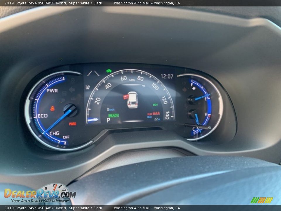 2019 Toyota RAV4 XSE AWD Hybrid Super White / Black Photo #23