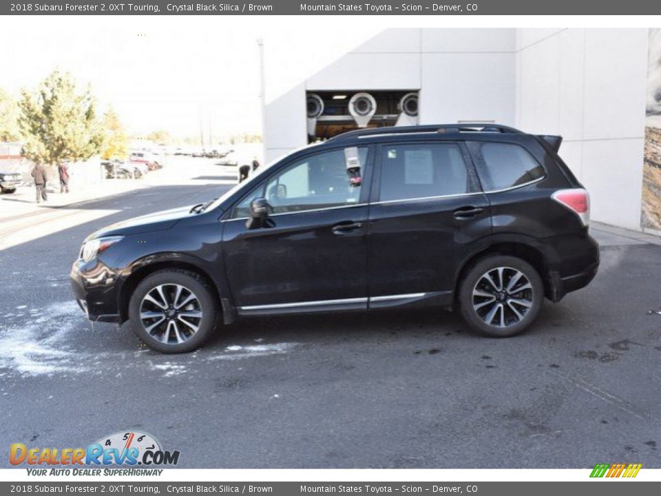 2018 Subaru Forester 2.0XT Touring Crystal Black Silica / Brown Photo #3