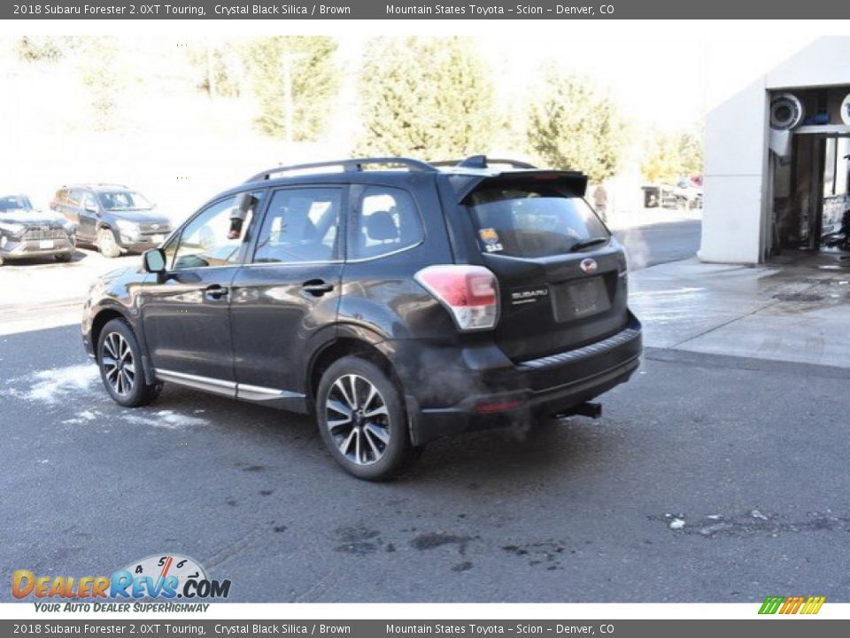 2018 Subaru Forester 2.0XT Touring Crystal Black Silica / Brown Photo #4