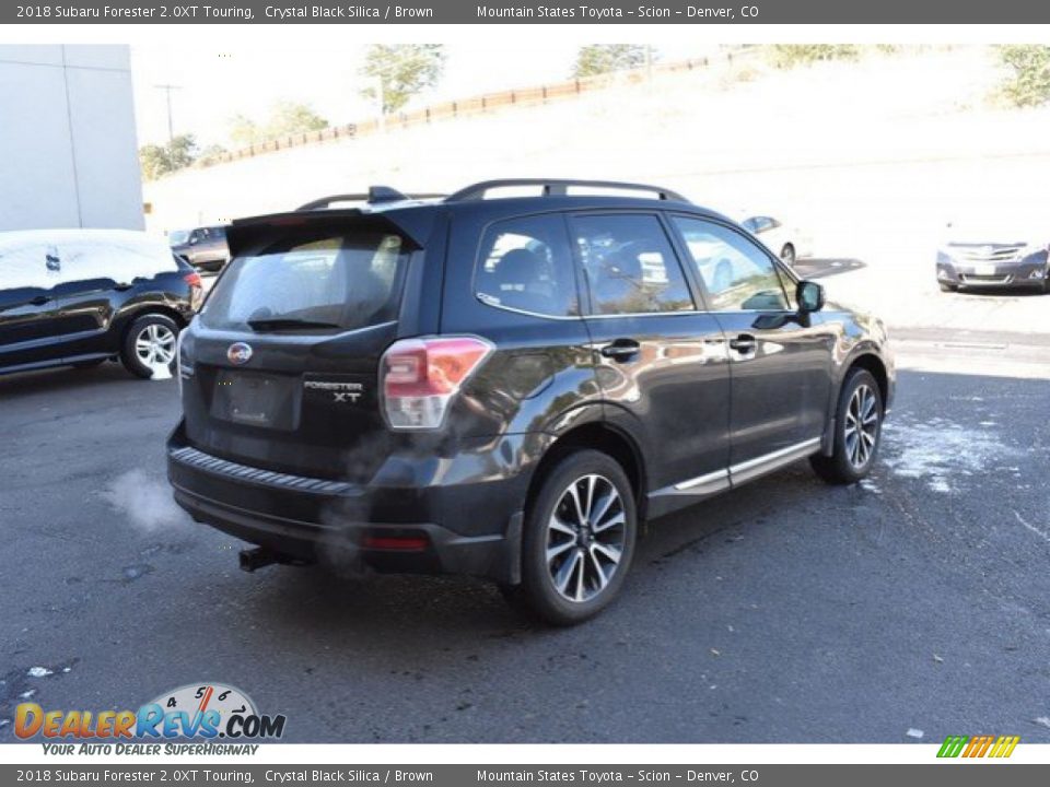 2018 Subaru Forester 2.0XT Touring Crystal Black Silica / Brown Photo #6