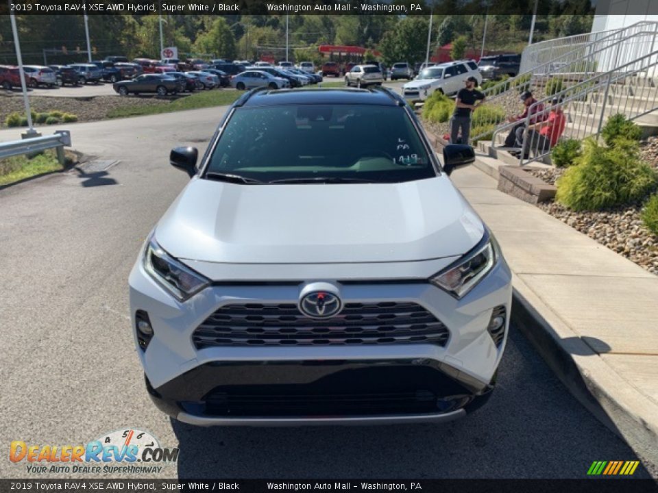 2019 Toyota RAV4 XSE AWD Hybrid Super White / Black Photo #32