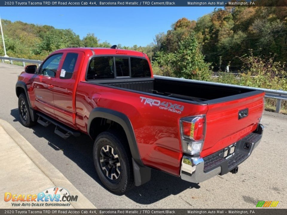 2020 Toyota Tacoma TRD Off Road Access Cab 4x4 Barcelona Red Metallic / TRD Cement/Black Photo #2