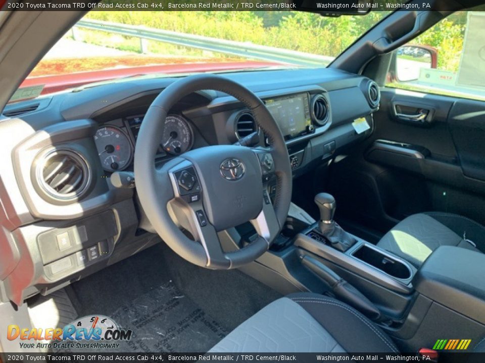 2020 Toyota Tacoma TRD Off Road Access Cab 4x4 Barcelona Red Metallic / TRD Cement/Black Photo #3