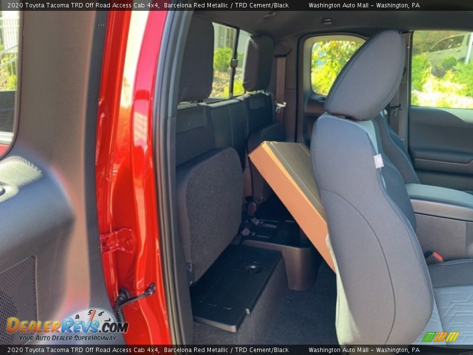 2020 Toyota Tacoma TRD Off Road Access Cab 4x4 Barcelona Red Metallic / TRD Cement/Black Photo #12